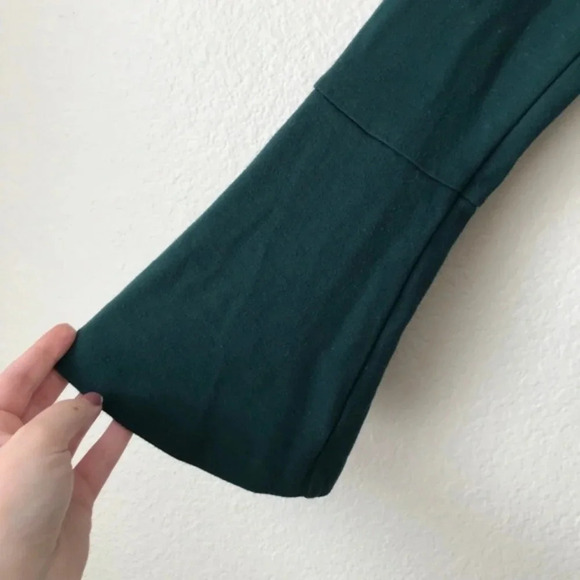 Loft Bell Long Sleeve Forest Green Dress - Picture 6 of 7